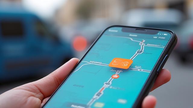 स्मार्टफोन पर डिलीवरी ऐप के साथ तेज पार्सल डिलीवरी